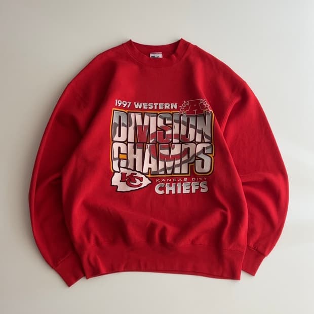 프로 플레이어 1997 웨스턴 디비전 챔피언스 스웻셔츠 XL