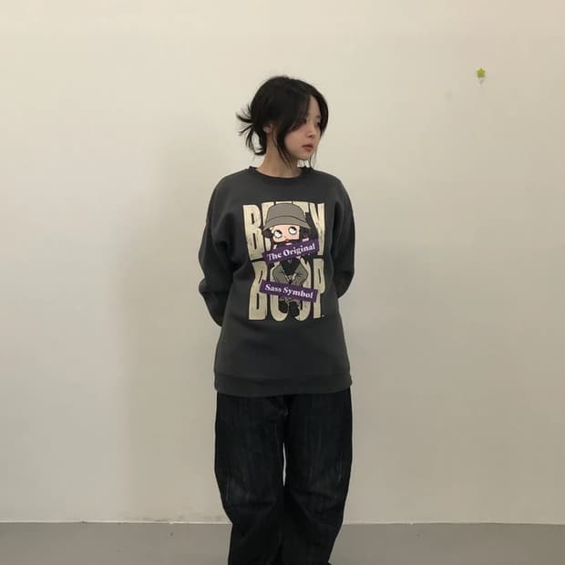 Betty Boop Big Print Sweat