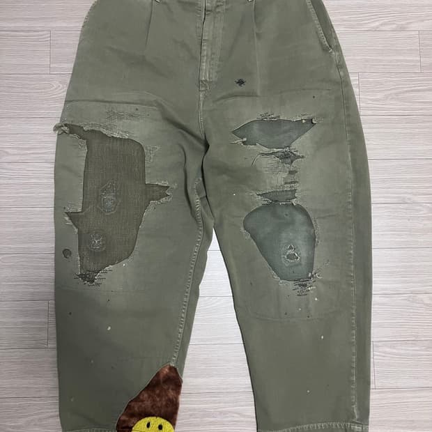 캐피탈 카츠라기 팬츠 구형 카키 4사이즈