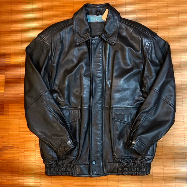 EUR vtg 램스킨 레더자켓