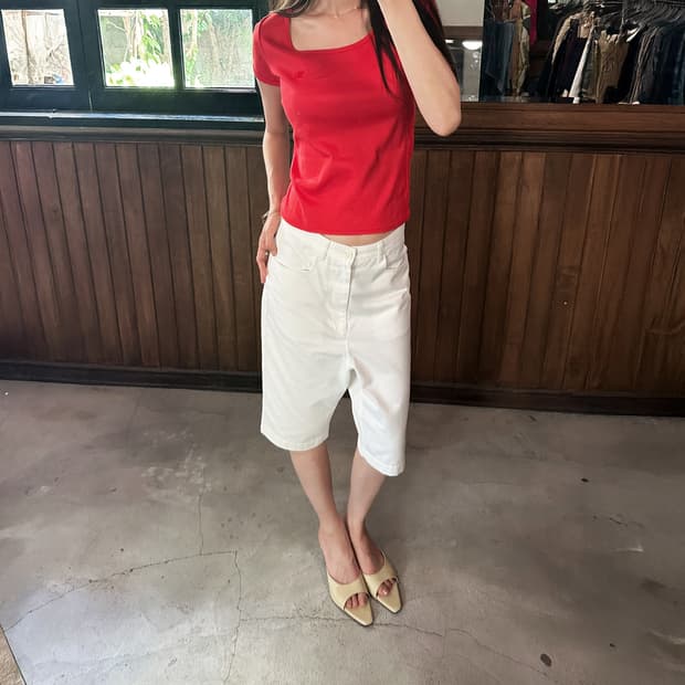 COMME DES GARCONS cinch back pants
