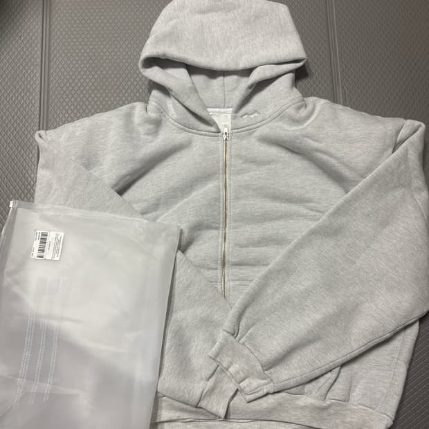 (L) SKYLRK 스카이라크 hailee grey 그레이 후드집업