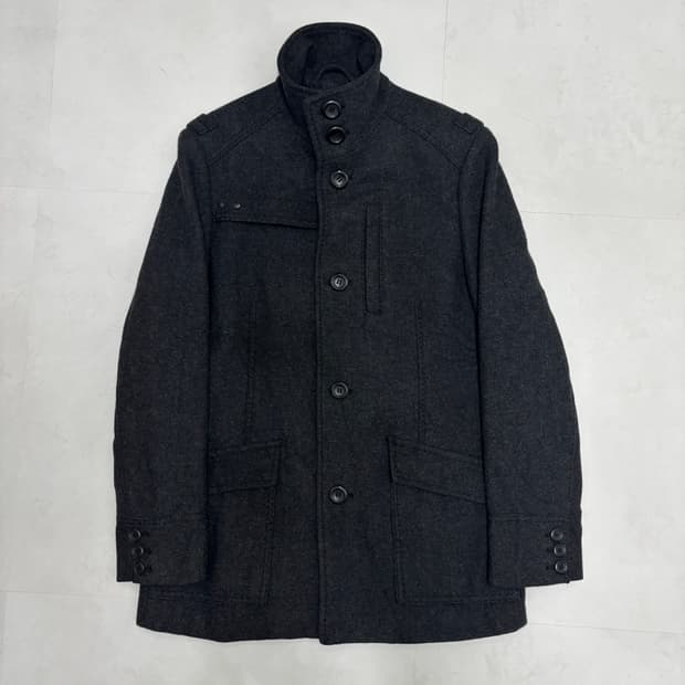 HIGH NECK WOOL JACKET