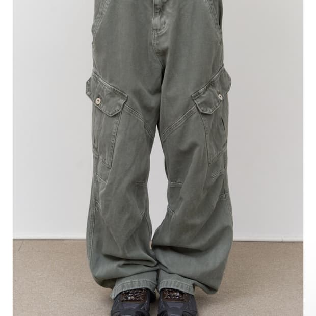 하이파이펑크 노바 카고팬츠 카키 L