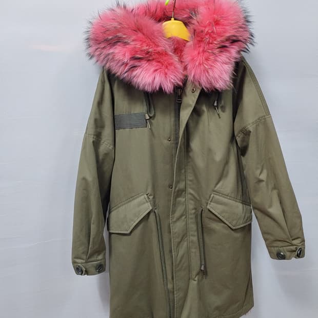 엣지 폭스 롱 야상 점퍼 여성66