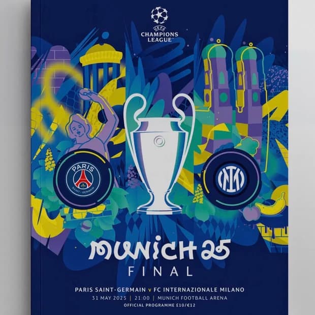 [한정판] 이강인 PSG vs 인테르 챔스 결승 프로그램북