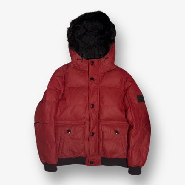 [M] Armani Exchange Fur Hooded Down