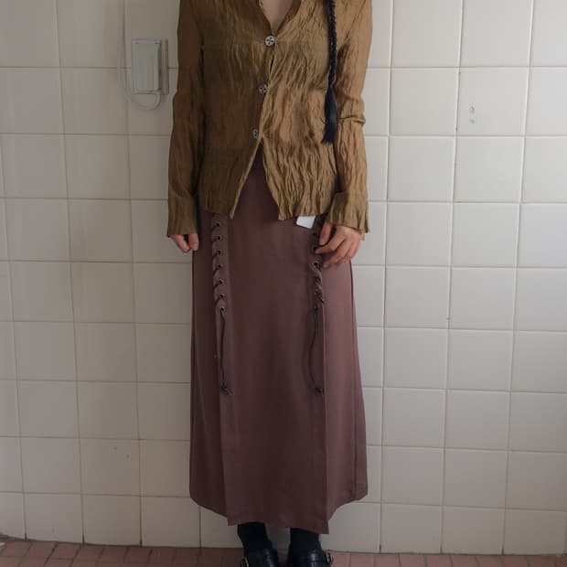 pleats shirt jacket