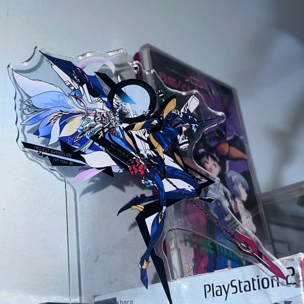 에반게리온 라디오 에바(RADIO EVA) 아크릴 스탠드 마크 06