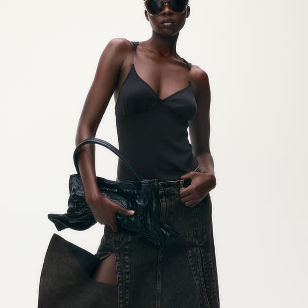 H&M 글렌마틴스 슬리브리스 탑