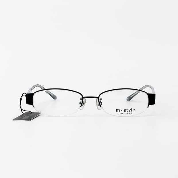 Mstyle 블랙 메탈 데드스탁 빈티지안경