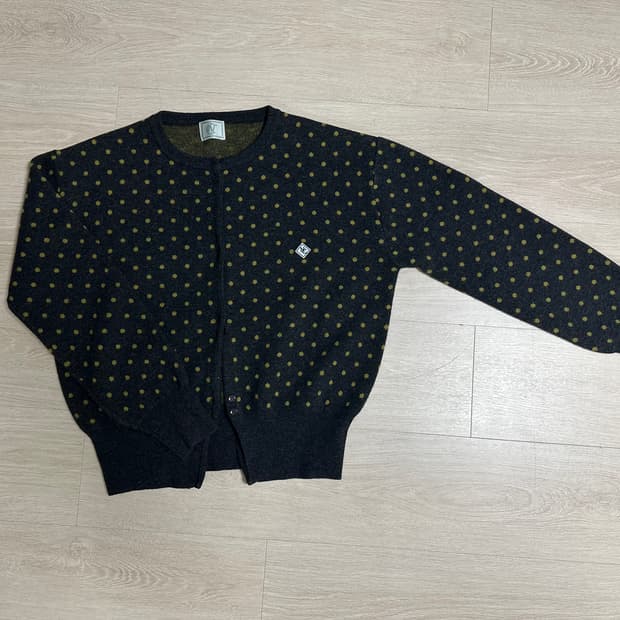 노컨텐츠 도트 가디건