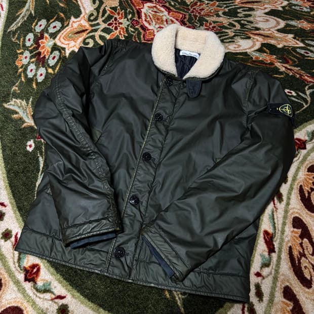 Stone island Mussola gommata flight JK