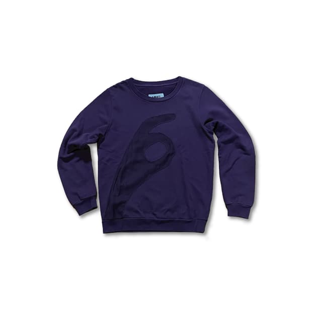 Finger Applique Stitch Sweat Shirt