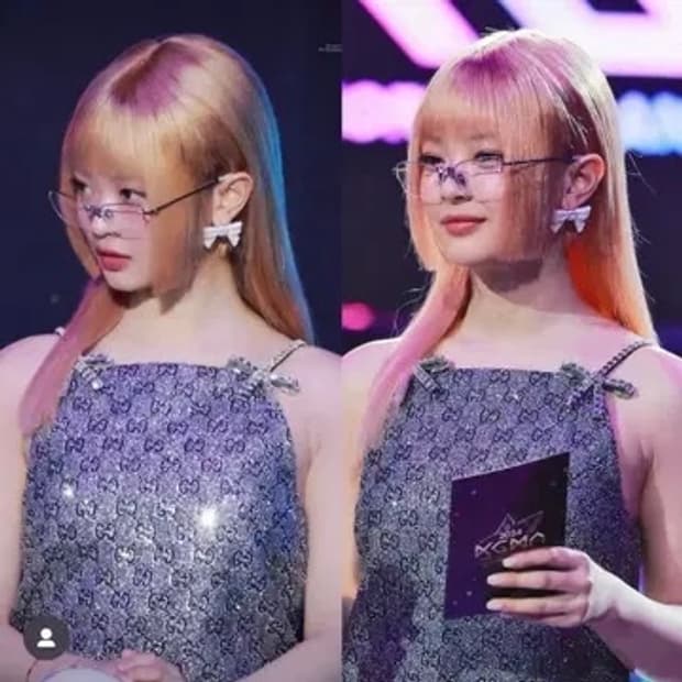 슈슈통 위민 안경 실버 젬스톤