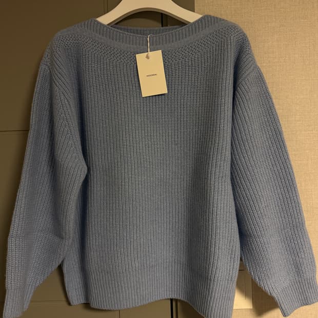 (새제품) 문달 MOONDAL 하늘색 니트 새상품