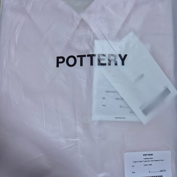 (새상품) 포터리 컴포트 셔츠 라이트핑크 0사이즈