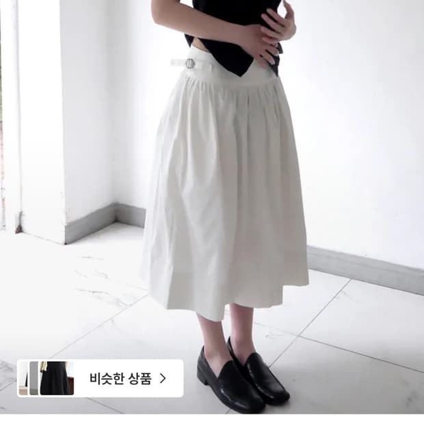 베이비랩 개더 스커트 gather skirt_블랙