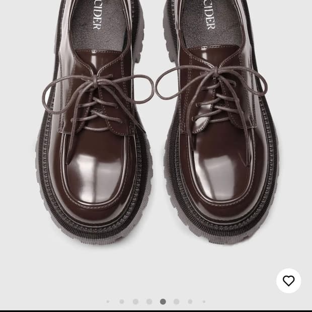 [샵사이다] 250 사이즈 Platform Polished Loafers