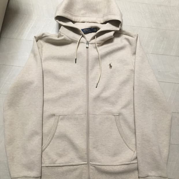 폴로랄프로렌 베이지 브라운포니 후드집업