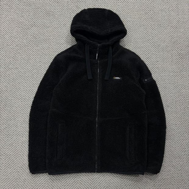 내셔널지오그래픽 플리스 후드 집업 v2492