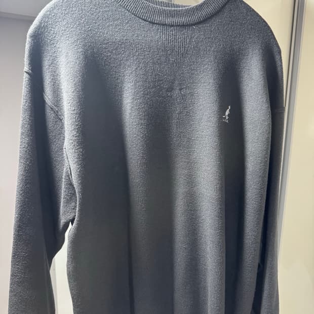 캉골 차콜 니트맨투맨 L