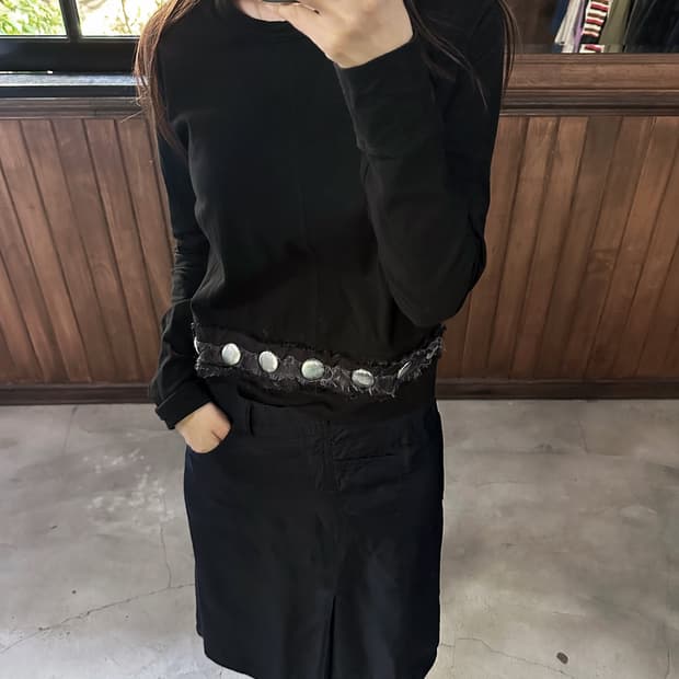 COMME DES GARCONS studded long sleeves