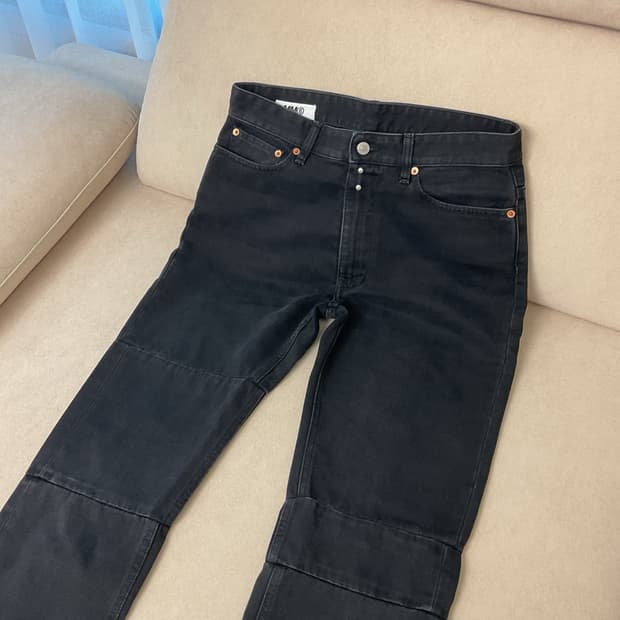 MM6 Panel Detail Denim Patns