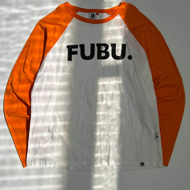 [XXL] FUBU 후부 레글런 롱슬리브 셔츠