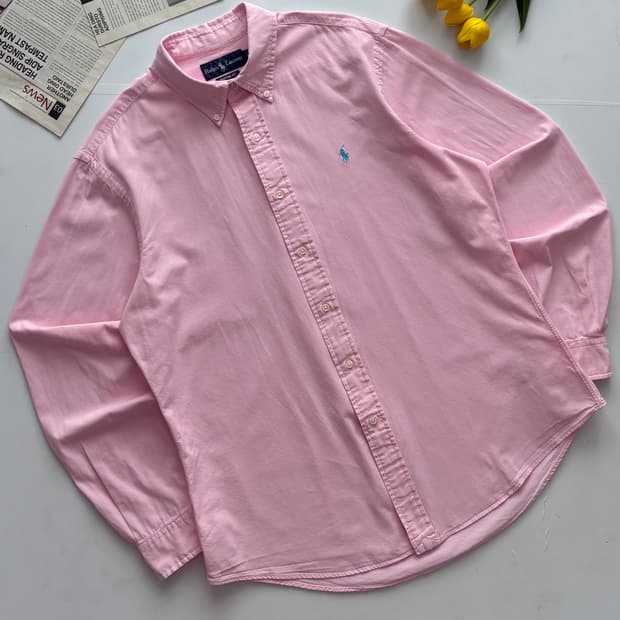 Polo 폴로랄프로렌 옥스포드 핑크 셔츠