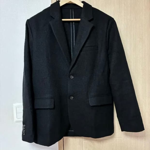 [L]스투시 울블레이저 블랙