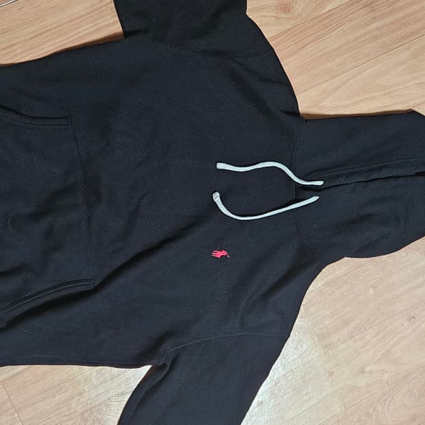 폴로 후드티 검정