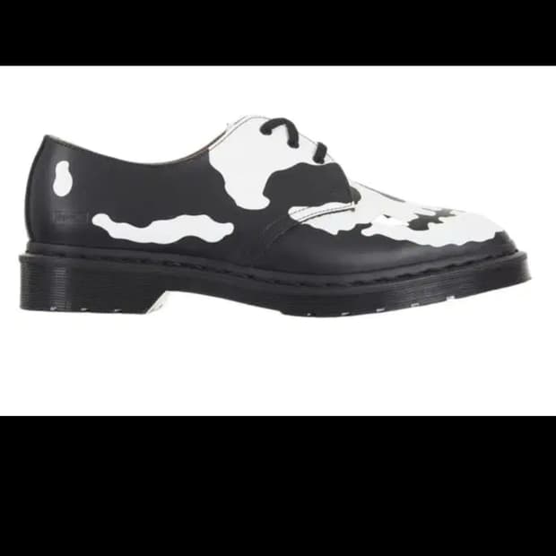 닥터마틴 x 슈프림 1461 3-아이 슈 블랙 - 25FW 300사이즈