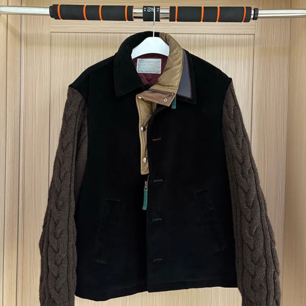 kolor 22fw 코듀로이 도킹 자켓