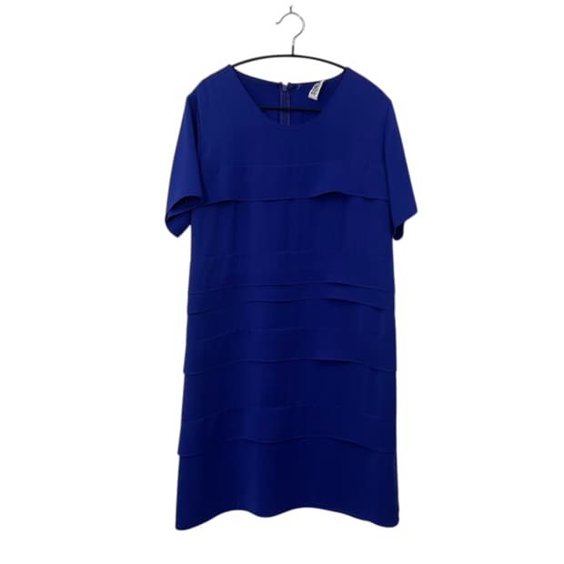 소니아리키엘 Sonia Rykiel 블루 레이어드 반팔 원피스 40