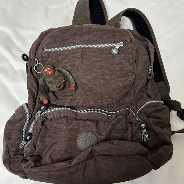 Kipling Brown 3pockets Bag
