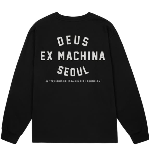 데우스 서울 컬리지 긴팔 xxl 새상품
