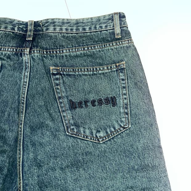 헤레시 반바지 데님