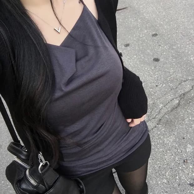 리즈리버 베르 홀터 드레이프 나시