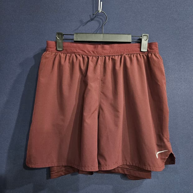 나이키 버건디컬러 남성 허리 30~31 레깅스 반바지 