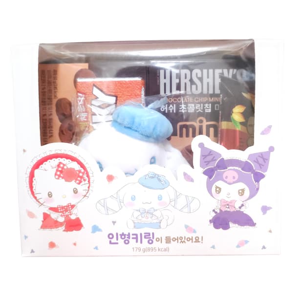 세븐일레븐 시나모롤 인형키링 초콜릿세트