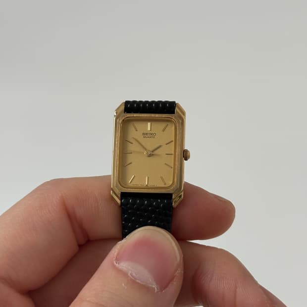 1980s Gold Tank Ladies Quartz