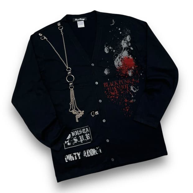 Sex Pot Revenge Chain Strap Cardigan
