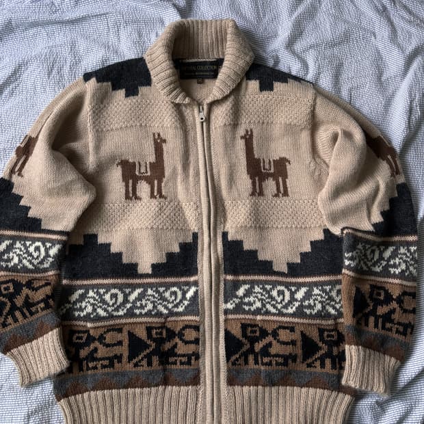 90s Japan Vintage 감성 × Andes 무드｜페루 알파카 1