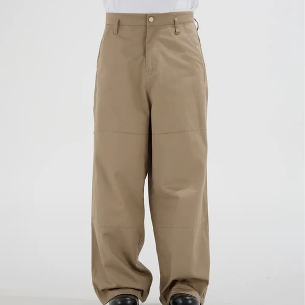 iey 이에이 pani side tuck pants beige m사이즈