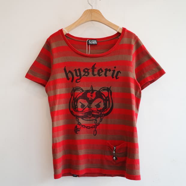 HYSTERIC GLAMOUR 히스테릭 글래머 포켓 티셔츠
