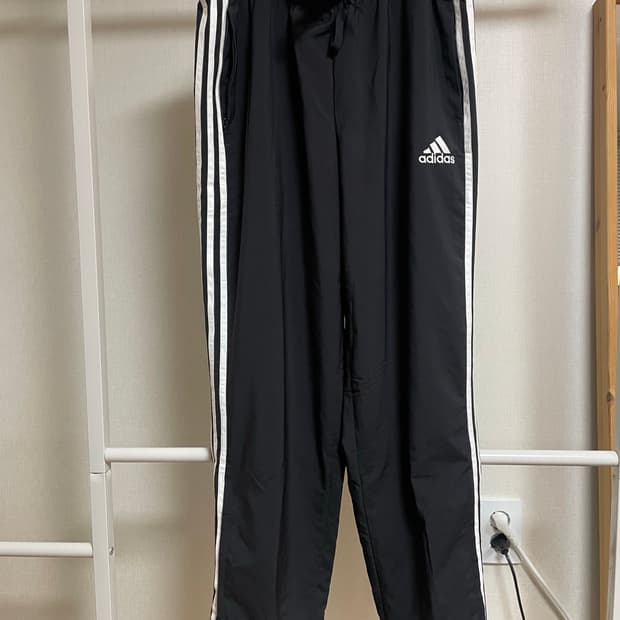 아디다스 우븐 트레이닝 팬츠 블랙 XL