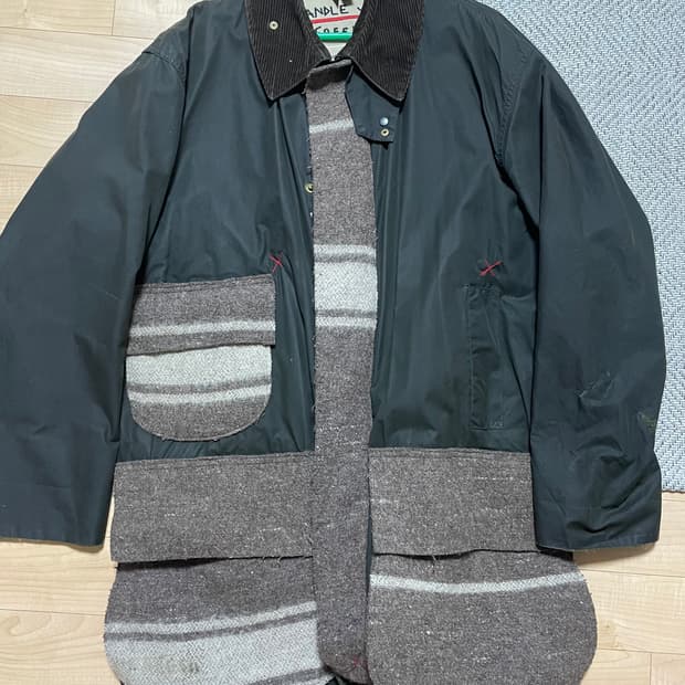 Barbour x Handle With Freedom 리메이크 왁스자켓