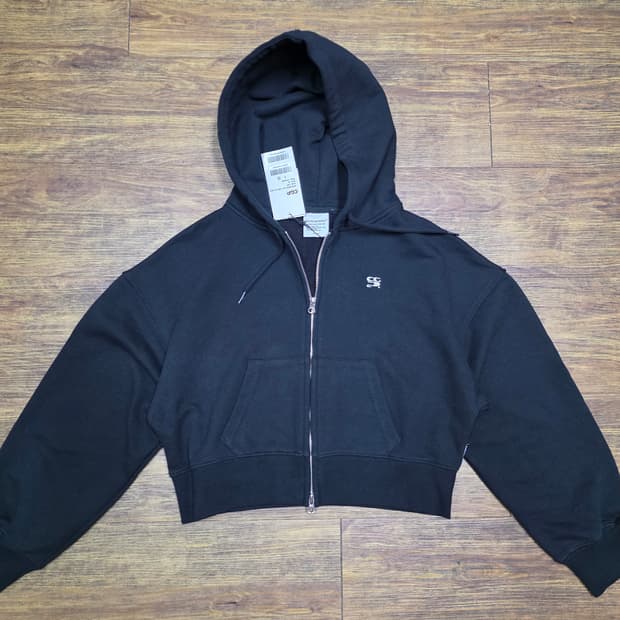 코드그라피 크롭 후드집업 미사용품 