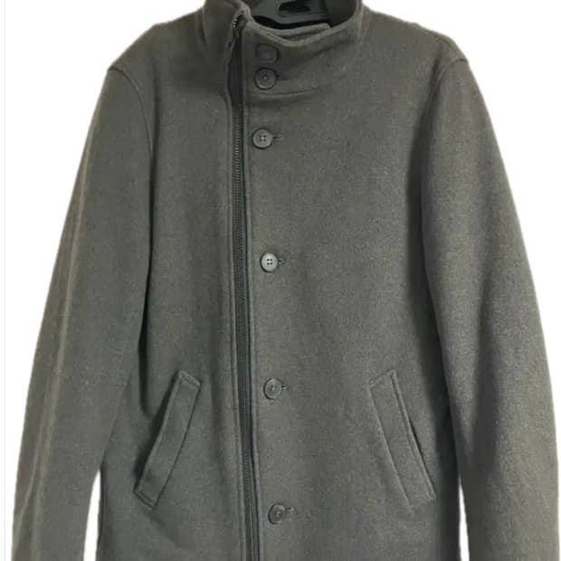 립반윙클 사선집업 자켓